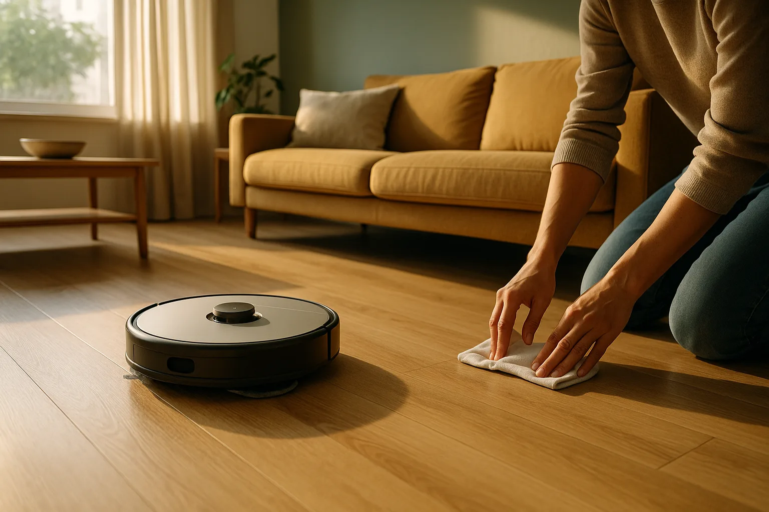 Quel aspirateur robot laveur pour une maison avec un sol en liège ? — Cas Concrets : Les Meilleurs Modèles pour Sols en Liège