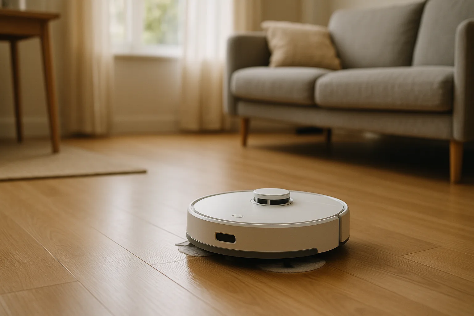 Les avantages d'un aspirateur robot laveur dans un petit appartement — Optimisation des coûts et du temps