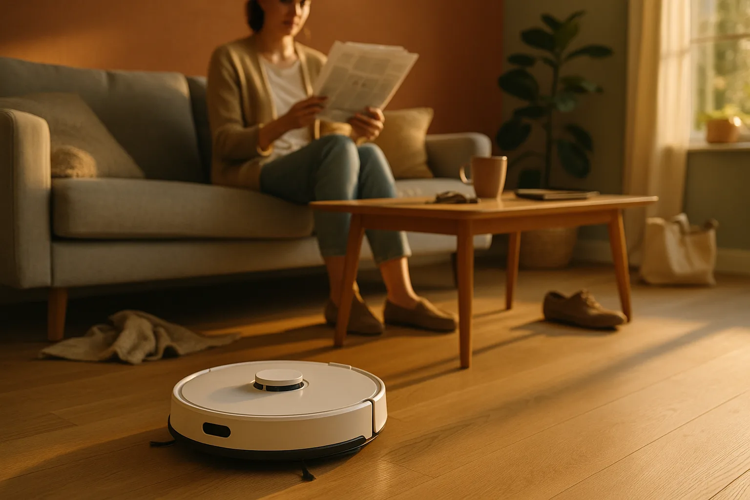 Les avantages d'un aspirateur robot laveur pour les parents occupés — Facilité d'Utilisation : Quand la Technologie Simplifie la Vie