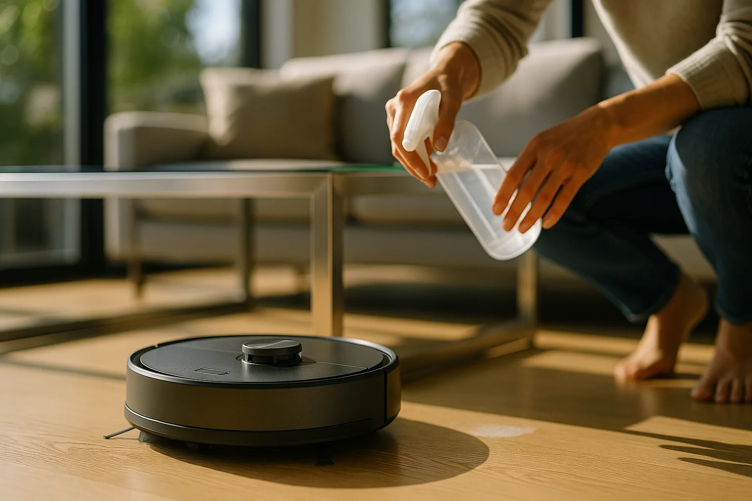 Comment utiliser un aspirateur robot laveur pour un nettoyage écologique — Choisir des Produits de Nettoyage Écologiques